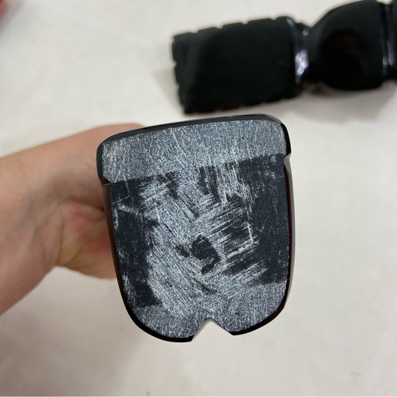 Black onyx Aztec native American Tiki chief statues/Bookends - Picture 7 of 9